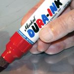 Chisel Tip Permanent Ink Marker DURA-INK 200